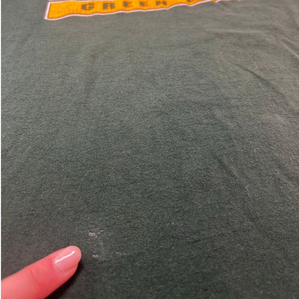 Pro Player Green Bay Packers T-Shirt Small Green 1996 Vintage Single Stitch - Picture 8 of 9